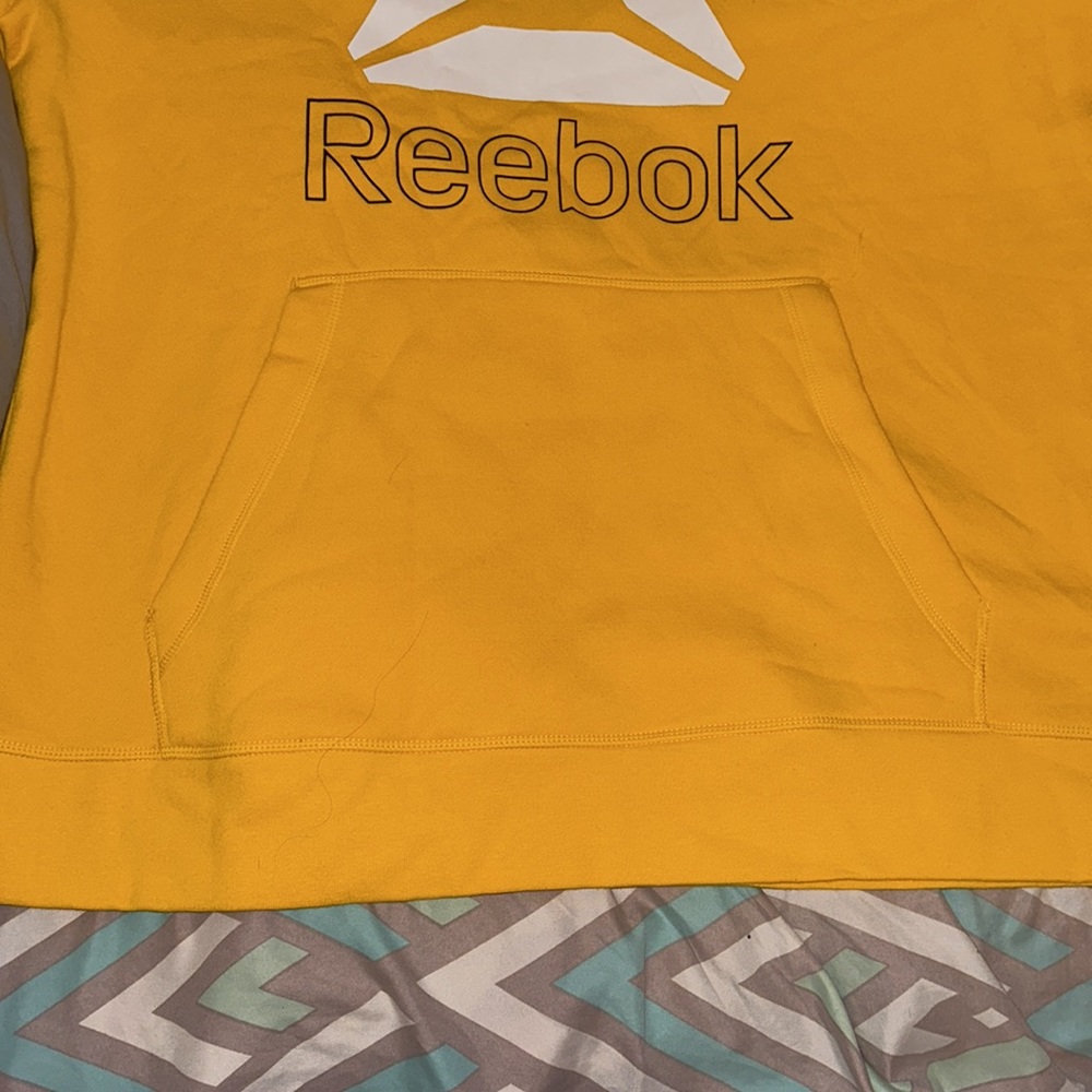 Yellow Reebok pullover sweater - Picture 3 of 6